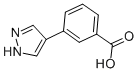 Struktur image of 3-(1H-Pyrazol-4-yl)benzoic acid