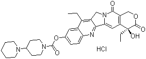 Struktur image of Irinotecan hydrochloride 3-hydrate