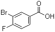 Struktur image of 3-Bromo-4-fluorobenzoic acid
