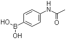 Struktur image of 4-(Acetylamino)phenylboronic acid
