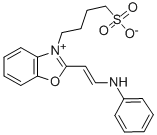 Struktur image of 2-(2-Anilinovinyl)-3-(4-sulfobutyl)benzoxazolium betaine