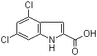 Struktur image of 4,6-Dichloroindole-2-carboxylic acid