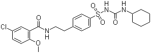 Struktur image of Glibenclamide