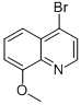 Struktur image of 4-Bromo-8-methoxyquinoline
