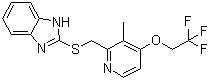 Struktur image of 2-[3-Methyl-4-(2,2,2-trifluoroethoxy)-2-pyridinyl]methylthio-1H-benzimidazole