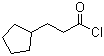 Struktur image of 3-Cyclopentylpropionyl chloride