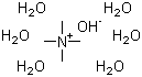 Struktur image of Tetramethylammonium hydroxide 5-hydrate