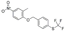 Struktur image of 2-(4-(Trifluoromethyl)thiobenzoxy)-5-nitrotoluene