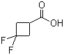 Struktur image of 3,3-Difluorocyclobutanecarboxylic acid