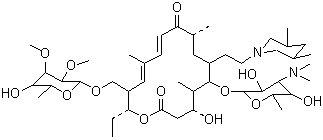 Struktur image of Tilmicosin
