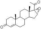 Struktur image of 16a,17a-Epoxyprogesterone