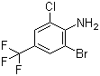 Struktur image of 2-Bromo-6-chloro-4-(trifluoromethyl)aniline