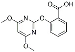 Struktur image of 2-[(4,6-Dimethoxypyrimidin-2-yl)oxy]benzoic acid