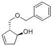 Struktur image of (1S,2R)-2-(Benzyloxymethyl)-1-hydroxy-3-cyclopentene