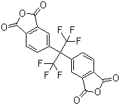 Struktur image of 4,4'-(Hexafluoroisopropylidene)diphthalic anhydride