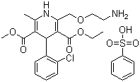 Struktur image of Amlodipine besylate