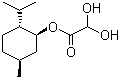 Struktur image of (1R,2S,5R)-5-Methyl-2-(1-methylethyl)cyclohexyl dihydroxy-acetate