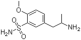 Struktur image of (+/-)-5-(2-aminopropyl)-2-methoxy benzenesulfonamide hydrochloride