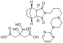 Struktur image of Tandospirone citrate