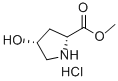 Struktur image of (2R,4R)-Methyl 4-hydroxypyrrolidine-2-carboxylate hydrochloride