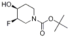 Struktur image of 1-Boc-3R-Fluoro-4s-piperidinol