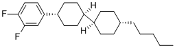 Struktur image of trans,trans-4-(3,4-Difluorophenyl)-4'-pentylbicyclohexyl