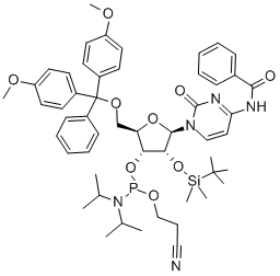 Struktur image of Bz-rC Phosphoramidite
