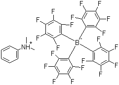 Struktur image of N,N-Dimethylanilinium tetrakis (pentafluorophenyl) borate