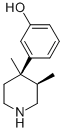 Struktur image of (3R,4R)-3,4-Dimethyl-4-(3-hydroxyphenyl)piperidine
