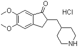 Struktur image of 2,3-Dihydro-5,6-dimethoxy-2-(4-piperidinylmethyl)-1H-inden-1-one hydrochloride