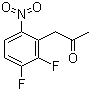 Struktur image of 1-(2,3-Difluoro-6-nitrophenyl)propan-2-one