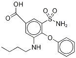 Struktur image of Bumetanide D5