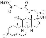 Struktur image of Hydrocortisone sodium succinate