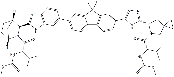 Struktur image of Ledipasvir