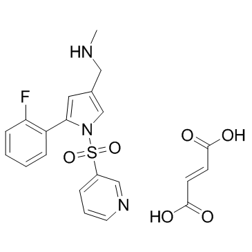 Struktur image of Vonoprazan fumarate