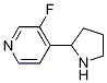 Struktur image of 3-Fluoro-4-(2-pyrrolidinyl)pyridine