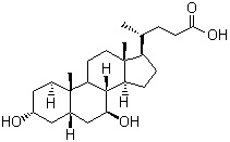 Struktur image of Ursodeoxycholic acid