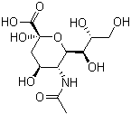 Struktur image of Sialic acid