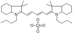 Struktur image of 1,1'-Dibutyl-3,3,3',3'-tetramethylindadicarbocyanine perchlorate