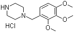 Struktur image of Trimetazidine dihydrochloride