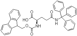 Struktur image of Fmoc-Gln(Trt)-OH