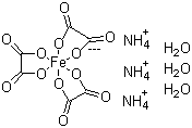 Struktur image of Ammonium iron(III) oxalate 3-hydrate