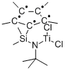 Struktur image of (Dimethylsilyl(tert-butylamino))(tetramethylcyclopentadienyl)titanium dichloride