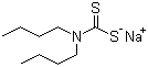Struktur image of Dibutylcarbamodithioic acid sodium salt