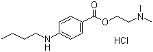 Struktur image of Tetracaine hydrochloride