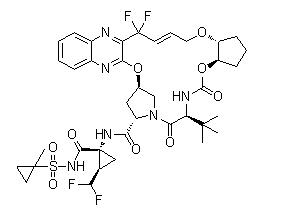 Struktur image of Glecaprevir