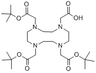 Struktur image of 2-(4,7,10-Tris(2-(tert-butoxy)-2-oxoethyl)-1,4,7,10-tetraazacyclododecan-1-yl)acetic acid