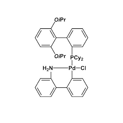 Struktur image of Chloro(2-dicyclohexylphosphino-2',6'-diisopropoxy-1,1'-biphenyl)[2-(2'-amino-1,1'-biphenyl)]palladium(II)