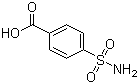 Struktur image of 4-Sulfamoylbenzoic acid