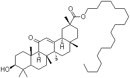 Struktur image of Octadecyl 3-hydroxy-11-oxoolean-12-en-29-oate